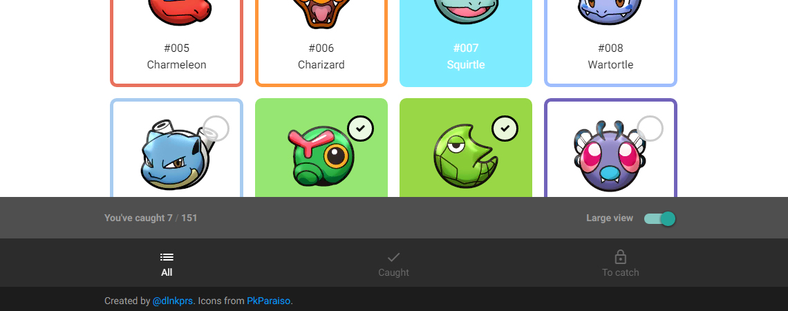 Pokémon GO Checklist